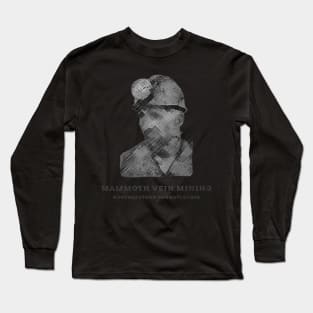 Mammoth Vein Mining - Distressed Long Sleeve T-Shirt